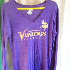 Vikings team apparel long sleeve women's shirt